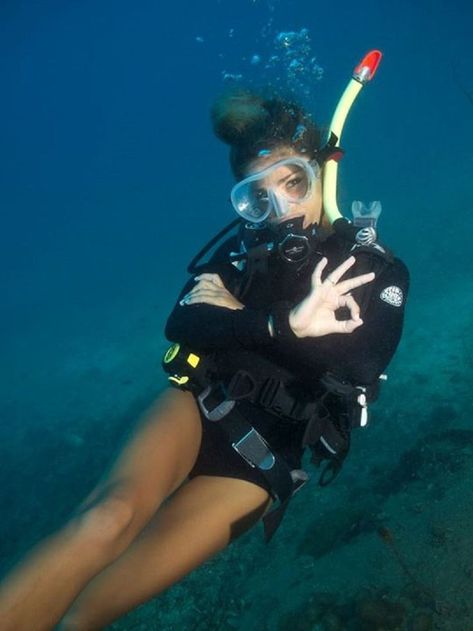 Scuba Diving Pictures, Scuba Diver Girls, Scuba Diving Photography, Scuba Girl, Marine Biologist, Underwater Photos, Marine Biology, Scuba Diver, In The Ocean