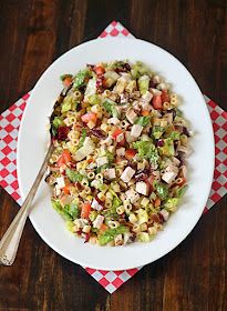 Chopped Salad Recipes Copycat, First Born Child, Chopped Salad Recipes, Chicken Chopped Salad, Ditalini Pasta, Weekend Cooking, Parmesan Crusted Chicken, Best Salad Recipes, University Of Missouri