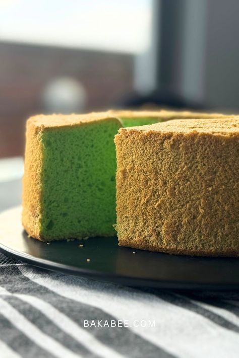 Discover how to make the perfect Pandan Chiffon Cake with this easy recipe! Light, airy, and infused with the fragrant flavor of pandan, this traditional Southeast Asian dessert is a must-try for any baker. Follow these simple steps to create a visually stunning and delicious cake that will impress your guests. #PandanChiffonCake #SoutheastAsianDessert #BakingRecipes #EasyDessert #ChiffonCake Pandan Sponge Cake Recipe, Pandan Honeycomb Cake Recipe, Pandan Cake Recipe, Malaysian Food Desserts, Chiffon Cake Recipe, Pandan Chiffon Cake, Pandan Cake, Honeycomb Cake, Asian Cake