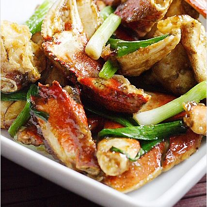 Blue Crab Recipes, Recipes Chinese Food, Chinese Seafood, Chinese Food Recipes, Recipes Chinese, Crab Dishes, Rasa Malaysia, Honey Walnut Shrimp, Healthy Shrimp