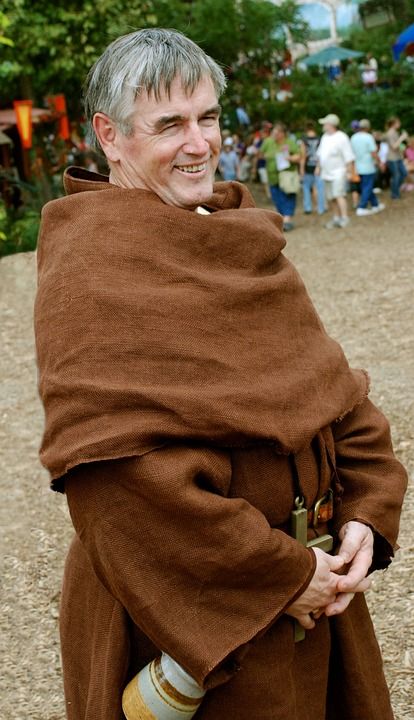 Monk Costume Medieval - Free photo on Pixabay Monk Clothing, Monk Design, Medieval Monk, Monk Costume, Historical Reenactment, Avatar Characters, Character Profile, Medieval Clothing, Fantasy Novel