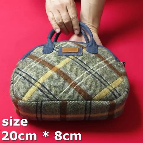 Sewing Handbag, Barrel Bag, Diy Handbag, Bag Tutorial, Custom Clothing, Luxury Bag, Bags Tutorial, A Skirt, Boston Bag