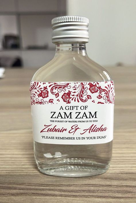 Zam Zam Water, Zamzam Water, Handmade Hamper, Wedding Doorgift, Eid Envelopes, Water Gift, Wedding Gift Pack, Engagement Events, Bridal Gift Wrapping Ideas