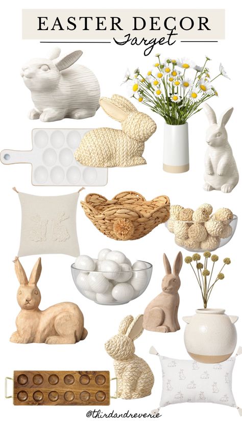 Easter Decor Spring Style from Target Subtle Easter Decor, Easter Decor Farmhouse, Earthy Easter Decor, Easter Neutral Decor, Easter Decor Modern, Chic Easter Decor, Modern Farmhouse Easter Decor, Spring Decor Modern, Modern Easter Decorations