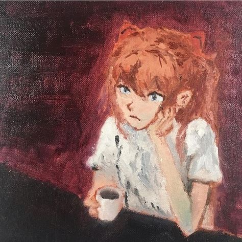 Asuka Screaming, Evangelion Fanart, Ppl To Draw, End Of Evangelion, Asuka Langley Soryu, Asuka Langley, Trees And Flowers, My Fav Characters, Nine Lives