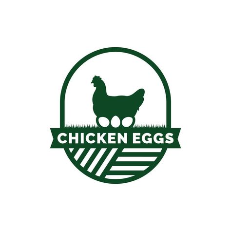 Poultry Farm Logo, Chicken Logo Ideas, Chicken Egg Logo Design, Chicken Shop Logo Design, Chicken Cartoon Logo, Farm Logo Design, Farm Eggs, Farm Logo, Chicken Garden