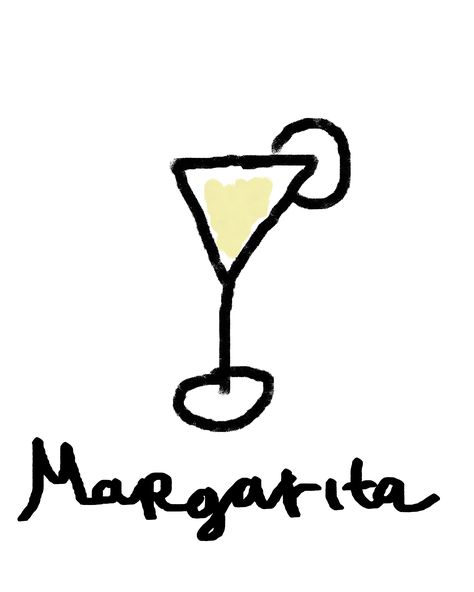 Margarita Drawing, Margarita Illustration, Drawing Images, Tattoo Sketches, Ibiza, Vision Board, Hand Drawn, Flash, Shirt Designs