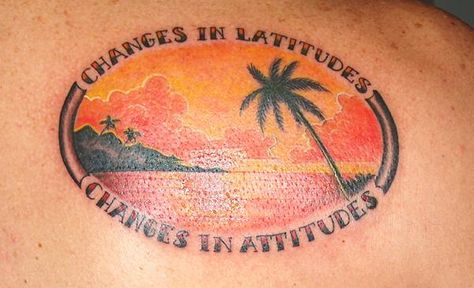 Fins Up Tattoo, Jimmy Buffett Inspired Tattoos, Margaritaville Tattoo Ideas, Jimmy Buffet Tattoo Ideas, Jimmy Buffet Tattoo, Parrothead Tattoo, Jimmy Buffett Tattoo Ideas, Jimmy Buffett Tattoo, Cuba Tattoo