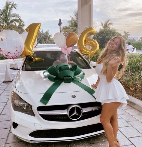 Sweet 16 Car Pictures, Sweet 16 Car, 16 Photoshoot, Sweet 16 Candles, Dream Cars Range Rovers, Bday Photoshoot, Sweet 16 Photos, 16 Candles, Car Poses