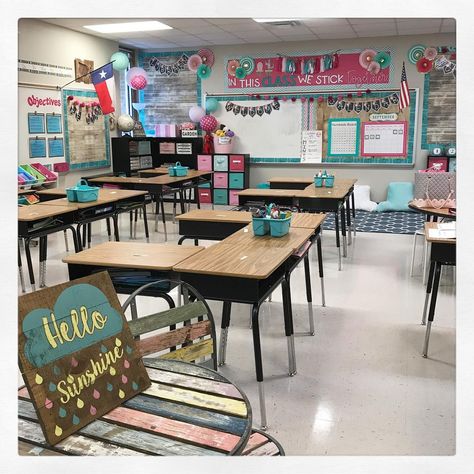 My 2nd home in 2nd grade! 💐 . . . . . . . . #teachersfollowteachers #iteachtoo #teachersofinstagram #teachersofig #shabbychic #rustic… Chair Dancing, Shabby Chic Classroom, Classroom Seating Arrangements, Desk Arrangements, Classroom Arrangement, Classroom Goals, Classroom Style, Classroom Seating, Classroom Makeover