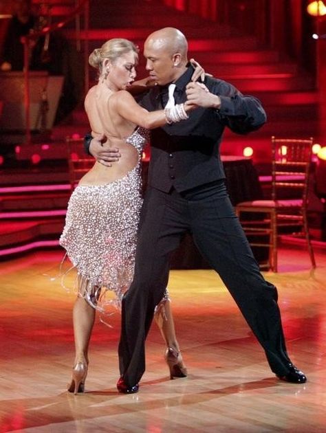 Still of Kym Johnson and Hines Ward in Dancing with the Stars Katherine Dunham Dance, Hines Ward, Heather Morris Dancing With The Stars, Kevin Costner Dances With Wolves, Kym Johnson, Star Tv Series, Home Mirror, Petra Nemcova, Kirstie Alley