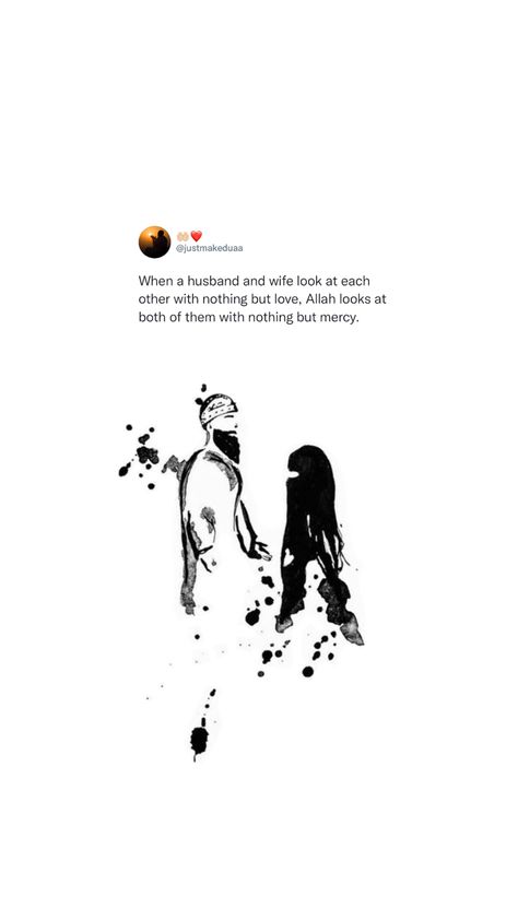 When a husband and wife look at each other with nothing but love, Allah looks at both of them with nothing but mercy. • “If anyone guides someone to a good (deed), he will get the reward like the reward of the one who does it.” -Prophet Muhammad ﷺ • 🤲🏻 share for a good deed 🤲🏻 Follow @justmakeduaa ❤️ • • #justmakeduaa • #alhamdulillahforeverything❤️ #husband #wisequotes #sunnah #marriage #wisewords #lifequotes #islam❤️ #allahﷻ #married #prophetmuhammadﷺ #wife #islamic #muslimah #sabr #islamq Love Allah, Alhamdulillah For Everything, Nothing But Love, Motivational Posts, Good Deeds, Prophet Muhammad, Husband And Wife, Wise Quotes, How Beautiful