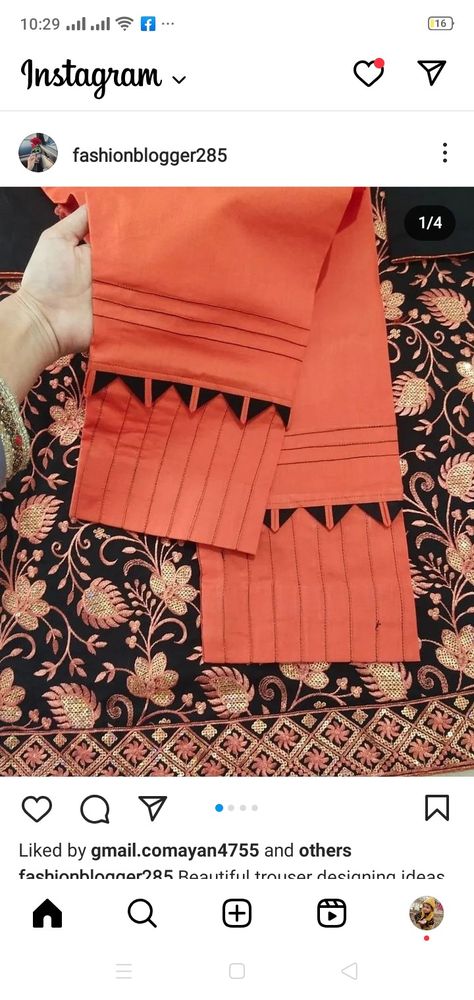 Simple Capri Designs Pakistani Lawn, Capri Designs Pakistani Lawn, Trouser Designs Pakistani Lawn, Kapri Designs, Poncha Design, Trouser Pants Pattern, Women Trousers Design, Capri Design, Color Knowledge