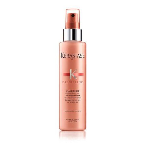 Discipline Fluidissime Anti-Frizz Hairspray | Kérastase Kerastase Discipline, Anti Frizz Spray, Unruly Hair, Air Dry Hair, Hair Mousse, Frizzy Hair, Heat Styling Products, Anti Frizz Products, Shiny Hair