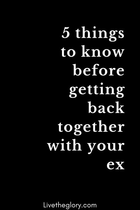 This is what all couples dread: separation. And this is normal. But the big advantage is that you’ve been there before. And it is even very likely that this separation made you stronger and more sure of your feelings. Tell yourself that it’s bad for good. A Separation, Getting Back Together, Back Together, True Feelings, The Glory, 5 Things, Things To Know, Get Back, Relationship Advice