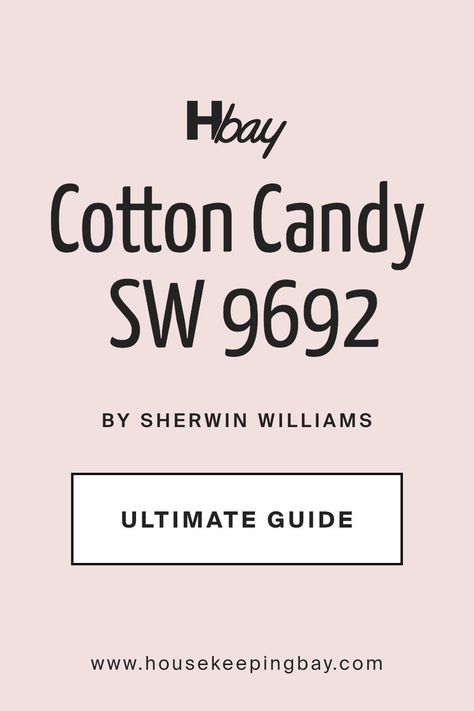 Cotton Candy SW 9692 by Sherwin Williams | Ultimate Guide Sherwin Williams Cotton, Brighten Room, Red Paint Colors, Red Paint, Room Paint, Coordinating Colors, Sweet Treat, Sherwin Williams, Soft Pastel