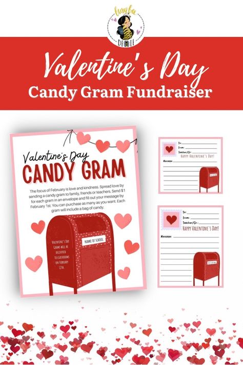 Perfect for any fundraiser - let everyone show their love and support by sending a personalized message along with a sweet treat. The design is easy to edit so you can make sure everything looks perfect for your event. Check out my shop for more designs! #valentinegrams #valentinefundraiser #schoolfundraiser #churchfundraiser #cheerfundraiser #sportsfundraiser #fundraisertemplate #fundraiserflyer #Canvatemplate #valentinesday #candygrams Candy Gram Ideas Valentine Fundraiser, Fundraiser Ideas School, Valentine Candy Grams, High School Fundraiser, Beer Pong Table Diy, Church Fundraisers, Candy Grams, Diy Valentine's Day Decorations, Fundraiser Flyer