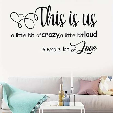 Sticker Sayings, Inspirational Quotes Decals, Wall Decorations For Living Room, Decorations For Living Room, Wall Stickers Quotes, Living Room Family, Kitchen Wall Stickers, Quote Decals, Wall Decor Decals