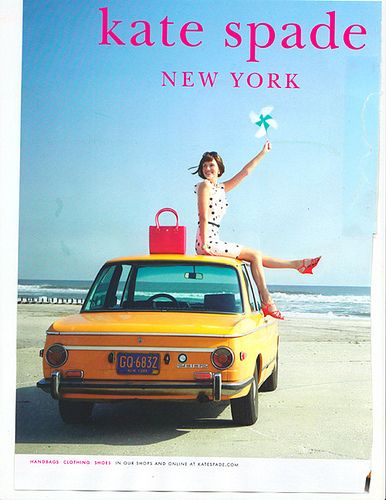 kate spade ad, via Flickr. Kate Spade Inspired, Preppy Southern, Bmw 2002, I Love The Beach, Live Colorfully, Tres Chic, Shoot Inspiration, Color Therapy, Ad Campaign