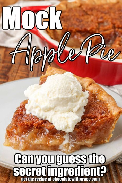 Appleless Apple Pie, Fake Apple Pie With Ritz Crackers, Ritz Cracker Mock Apple Pie Recipe, Mock Apple Pie With Ritz Crackers, Apple Dutch Pie, Ritz Mock Apple Pie Recipe, Mile High Apple Pie Recipe, Applesauce Pie Recipe, Fake Apple Pie