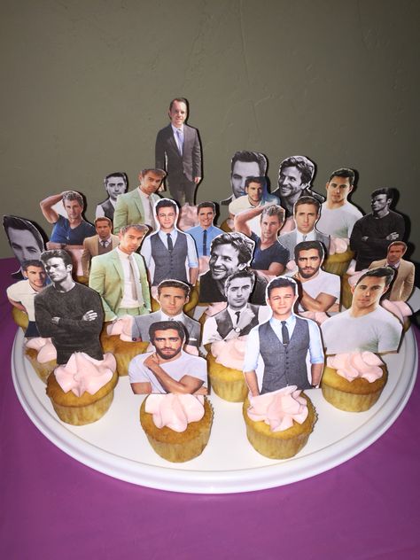 For Marissa's Bachelorette Party we made mini Stud Muffins and included a larger cupcake with the groom. It was definitely a hit! Bachelorette Cupcake Ideas, Groom Cupcakes, Bachelorette Party Cupcakes, Bachelorette Cupcakes, Hen Party Cupcakes, Large Cupcake, Stud Muffin, Hens Party, Mini Studs