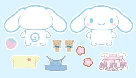 Cinnamon Roll Sanrio Paper Doll, Cinnamoroll Dress Up Paper, Paper Doll Sanrio Cinnamoroll, Cinnamoroll Paper Doll House, Cinnamon Roll Paper Doll, Cinnamoroll Blind Bag Printable, Cinnamoroll Blind Bag Template, Cinnamoroll Template, Cinnamoroll Paper Doll