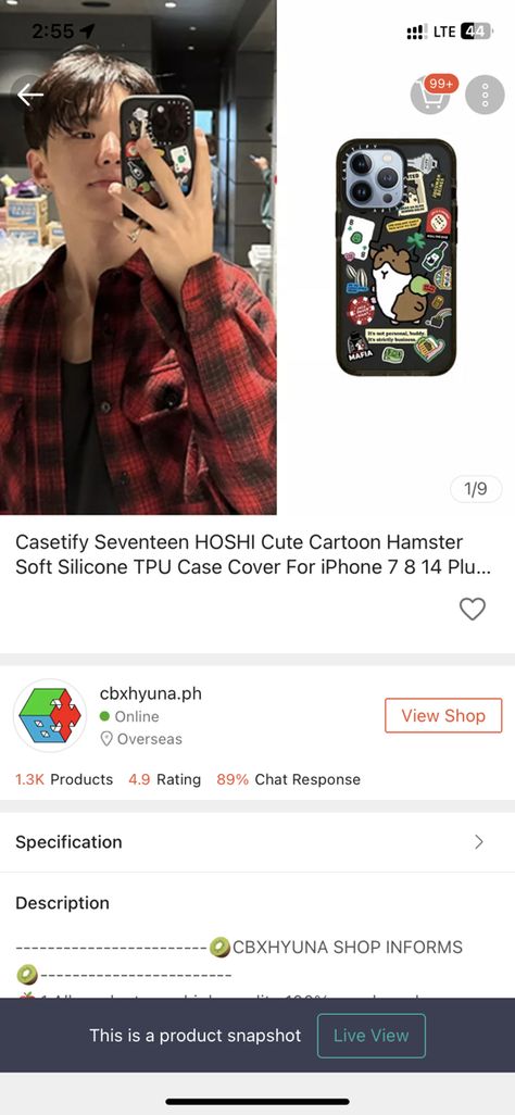 Hoshi Phone Case, Hoshi Seventeen, Soft Silicone, Seventeen, Cute Cartoon, No Response, Case Cover, Product Description, Phone Cases