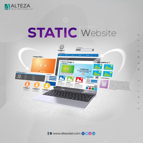 A static website contains Web pages with fixed content.. ... Static Websites ... Contact us for more information on ... info@altezatel.com or visit our website ... https://www.altezatel.com/ ... #staticwebsite #wordpress #webdesign #website #webdevelopment #marketing #blog #web #webdesigner #ecommerce #websitedesign #webdeveloper Static Website, Static Website Design, Website Sample, Website Ads, Blue Sky Clouds, Website Logo, Website Design Services, Logo Images, Wordpress Website