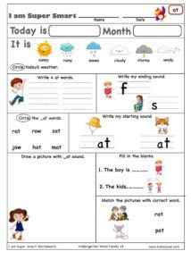 Ap Family Words Activities, Ap Family Words Worksheet, Ap Word Family Worksheets, Ap Word Family, At Word Family, Kindergarten Word Families, Family Worksheets, Ccvc Words, Middle Sounds