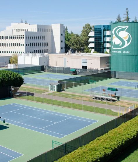 California State University Sacramento, Sac State, Sacramento State, Moving Home, Dream College, Dream School, State College, California State, Tennis Court