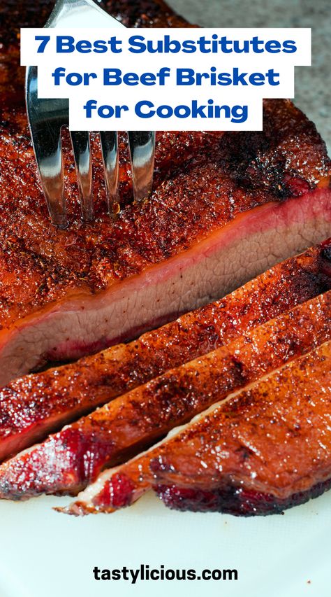 Whether you’re looking to make some top-notch barbecue or a traditional pot roast, it’s hard to replace beef brisket. Visit this article to find a few beef brisket substitutes worth considering. beef brisket alternative | brisket substitute for smoking | brisket substitute for slow cooker | cheaper alternative to beef brisket | fall recipes dinner | healthy lunch ideas | dinner ideas | breakfast ideas | easy healthy dinner recipes Beef Brisket Injection Recipe, Brisket Injection Recipe, Brisket Injection, Smoked Beef Brisket Recipes, Beef Brisket Recipe, Brisket Oven, Brisket Recipes Smoked, Texas Recipes, Brisket Recipe