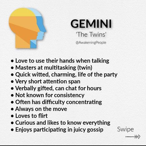 Gemini Zodiac Quotes, Gemini Personality, Mercury Sign, Gemini Traits, Gemini Quotes, Gemini And Aquarius, Gemini Life, Astrology Gemini, Different Zodiac Signs