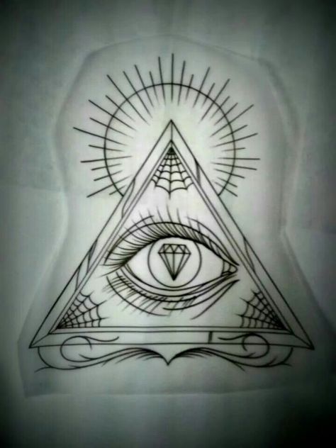 All seeing eye Egyptian Drawings, Eye Tattoos, Eyeball Tattoo, Sketch Style Tattoos, Tarot Card Tattoo, Pyramid Eye, Weird Tattoos, Card Tattoo, Sketch Style