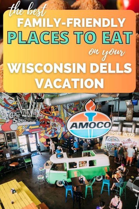 Best Restaurants in Wisconsin Dells (Kid-Friendly) Wisconsin Dells Family Vacation, Wisconsin Dells Restaurants, Travel Hockey, Wisconsin Dells Vacation, Wi Dells, Kid Friendly Breakfasts, Kids Restaurants, Kid Friendly Restaurants, Midwest Travel