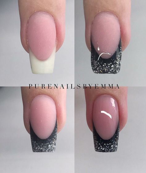 Simply beautiful. Cartoon Nail Designs, Reverse French, Acrylic Nails At Home, Rose Nail Art, French Manicure Nails, Beauty Party, French Acrylic Nails, Rose Nails, Nails Makeup