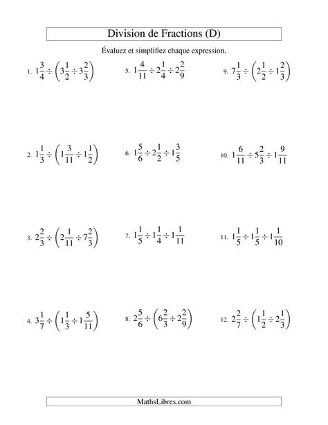 Learn how to divide and simplify mixed fractions with 3 fractions. Math tutorial video for 5th graders. #fractions #mixedfractions Multiplication Of Integers, Dividing Fractions Worksheets, Multiplication Practice Worksheets, Divide Fractions, Math Worksheets For Kids, Mixed Fractions, Integers Worksheet, Dividing Fractions, Decimals Worksheets