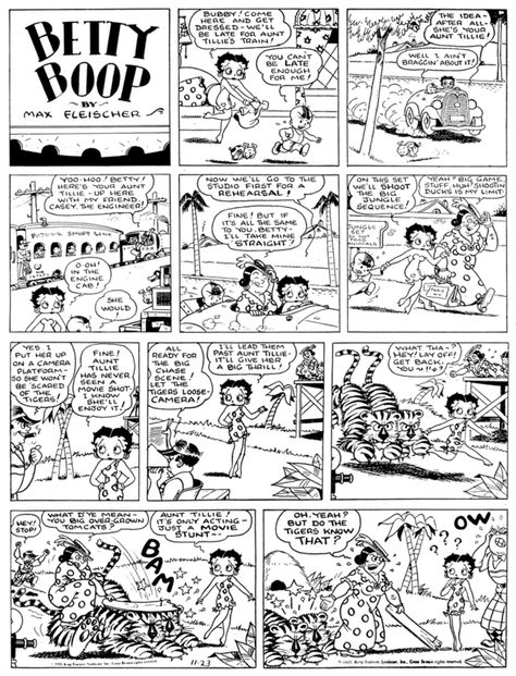 Betty Boop Sunday strip Fleisher Studios, Betty Boop Comic, Cartoon Comic Strips, 30s Cartoon, Max Fleischer, The Archivist, Inspirational Books, Non Fiction, Betty Boop