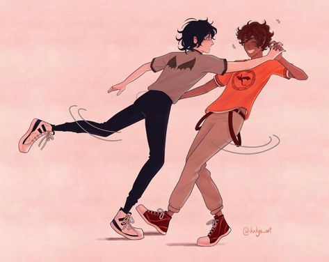 Leo Valdez And Nico Di Angelo, Valdangelo Fanart, Percy And Grover Fanart, Nico And Leo Fan Art, Leo Valdez Fan Art Hot Stuff, Leo And Nico, Pjo Art, Pjo Fanart, Percy Jackson Comics