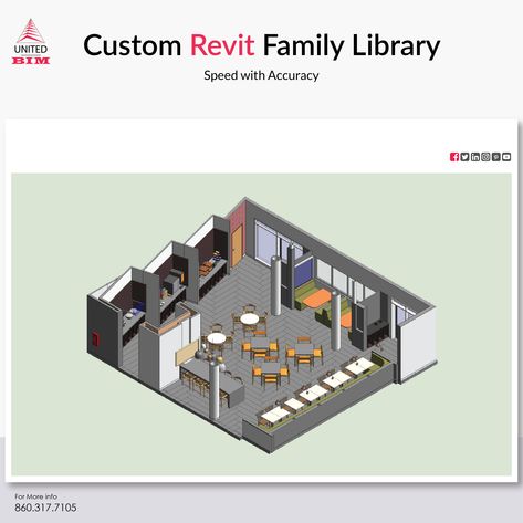 Custom Revit Family Library is flexible, easy-to-use, and highly-efficient for all building design and construction projects as well as for the building product and furniture design.  Visit our blog to explore Revit Library and its components in detail.  #BIM #BIMObjects #BIMContent #AEC #Architectural #Engineering #MEP #RevitFamily #RevitLibrary Revit Family Libraries, Revit Drawings, Revit Title Block Designs, Revit Tutorial, Revit Family, Media Center, Furniture Manufacturers, Furniture Companies, Building Design