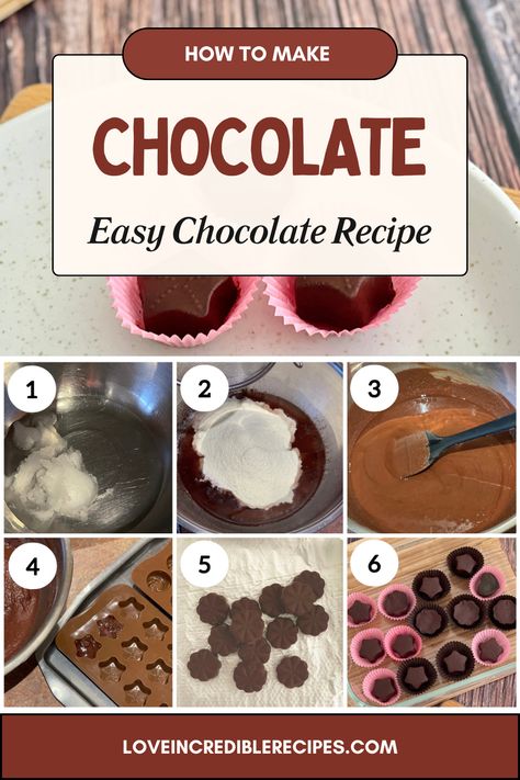 How To Make Your Own Chocolate, Molding Chocolate Recipe, Chocolate Silicone Molds Recipes, How To Make Chocolate With Cocoa Powder, Home Made Chocolate Recipe Easy, Homemade Chocolates In Molds, Chocolate Recipes Homemade Easy, How To Make Chocolate At Home, Chocolate Making Ideas Homemade