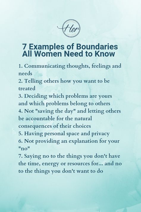 Here are 7 examples of boundaries that all women need to know. Read more here. Examples Of Boundaries, Boundaries Quotes, Relationship Boundaries, Relationship Psychology, Healthy Relationship Tips, Book Wallpaper, Therapy Worksheets, Healthy Boundaries, Setting Boundaries