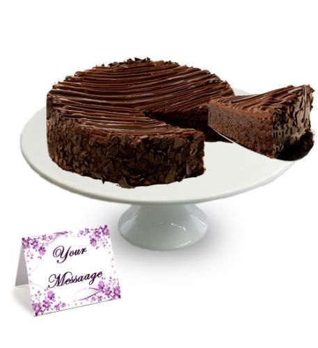 This is the perfect cake for the true chocolate lover. Our dense, moist brownie cake is covered in not one, but three layers of decadent chocolate. #giftblooms #ordervalentinecakeonline #buyvalentinecakeonline #valentinecakedeliverytousa #USA #sendvalentinecakeonline Usa Cake, Congratulations Cake, Online Birthday Cake, Birthday Cake Gift, Showstopper Cakes, Birthday Cake For Mom, Order Cakes Online, Fresh Cake, Online Cake Delivery