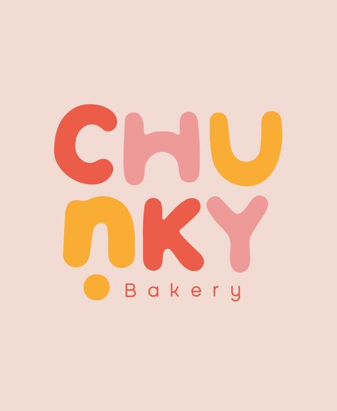 Colorful and Playful Logo | Branding Cookie Bakery Logo, Aesthetic Bakery Logo, Bakery Logo Aesthetic, Cute Bakery Logo, Bakery Typography, Aesthetic Business Logo, Logo Bakery Design, Sweet Logo Design, Cute Logo Ideas