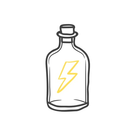 Lighting In A Bottle Tattoo, Lightning In A Bottle Drawing, Electric Tattoo Ideas, Lightning In A Bottle Tattoo, Tattooing Machines, Tattoo Oil, Lightning Bolt Tattoo, Lightning Tattoo, Bolt Tattoo