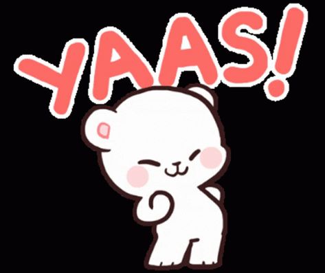 Yas Yay GIF - Yas Yay Happy - Discover & Share GIFs Yay Gif, Louis Gossett Jr, Bear Gif, Milk & Mocha, Emoji Stickers, Aesthetic Gif, Cute Gif, Cute Bears, Animated Gif