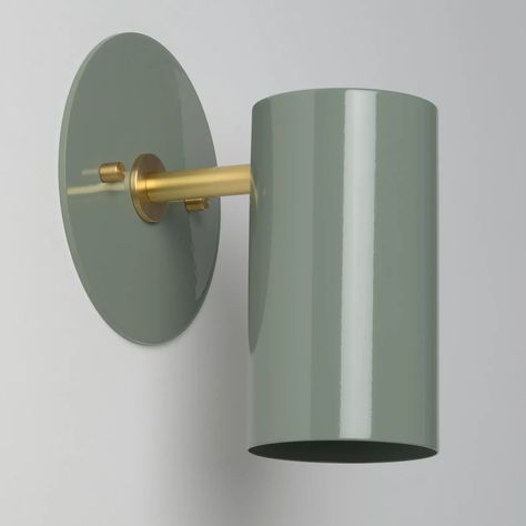 Stem Style Semi-flush Mount Sconce Color Coated Mid-century Modern Cylinder Down Light Worthington - Etsy Stem Style, Sophisticated Look, Modern Sconces, Ceiling Canopy, Custom Lighting, Flush Mount, Century Modern, Light Fixtures, Mid-century Modern