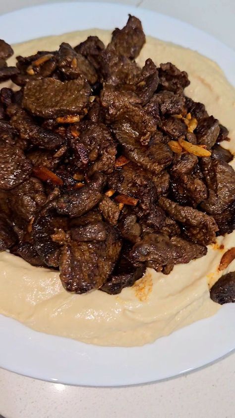 Hummus Topped With Lamb Backstraps Recipe https://resepmamiku.com/en/hummus-topped-with-lamb-backstraps-insidereereeskitchen Lamb Backstrap Recipes, Smooth Hummus, Lamb Backstrap, Canned Squash, Backstrap Recipes, Lamb Ragu, Lamb Dishes, Hummus Recipe, The Lamb