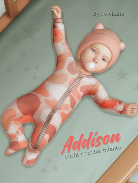 ADDISON set | Patreon Hat Sims 4 Cc, Sims Baby, Sims 4 Cas Mods, Cc Folder, Infant Hat, Sims 4 Cc Kids Clothing, Sims 4 Children, Sims 4 Expansions, Free Sims