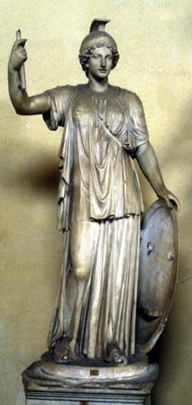 Statue of Minerva. Ceres Goddess, Greek Athena, Minerva Goddess, Owl Images, Roman Goddess, Roman Mythology, Goddess Energy, Goddess Of Love, Ancient Romans