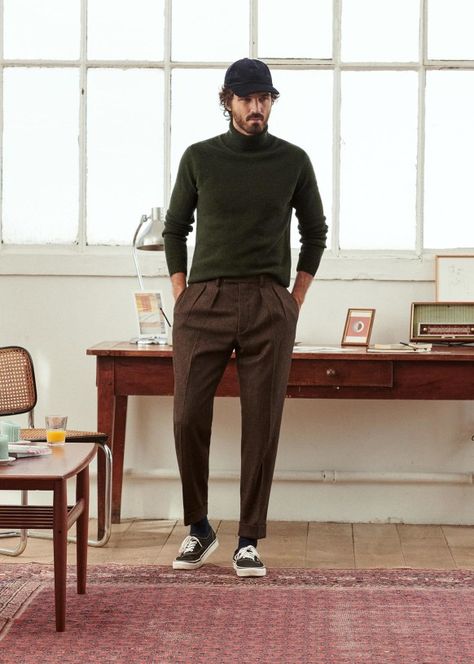 Tweed Pants Outfit, Brown Trousers Outfit, Trousers Outfit Men, Brown Pants Outfit, Trousers Outfit, Tweed Pants, Tweed Trousers, Pants Outfit Men, Brown Trousers